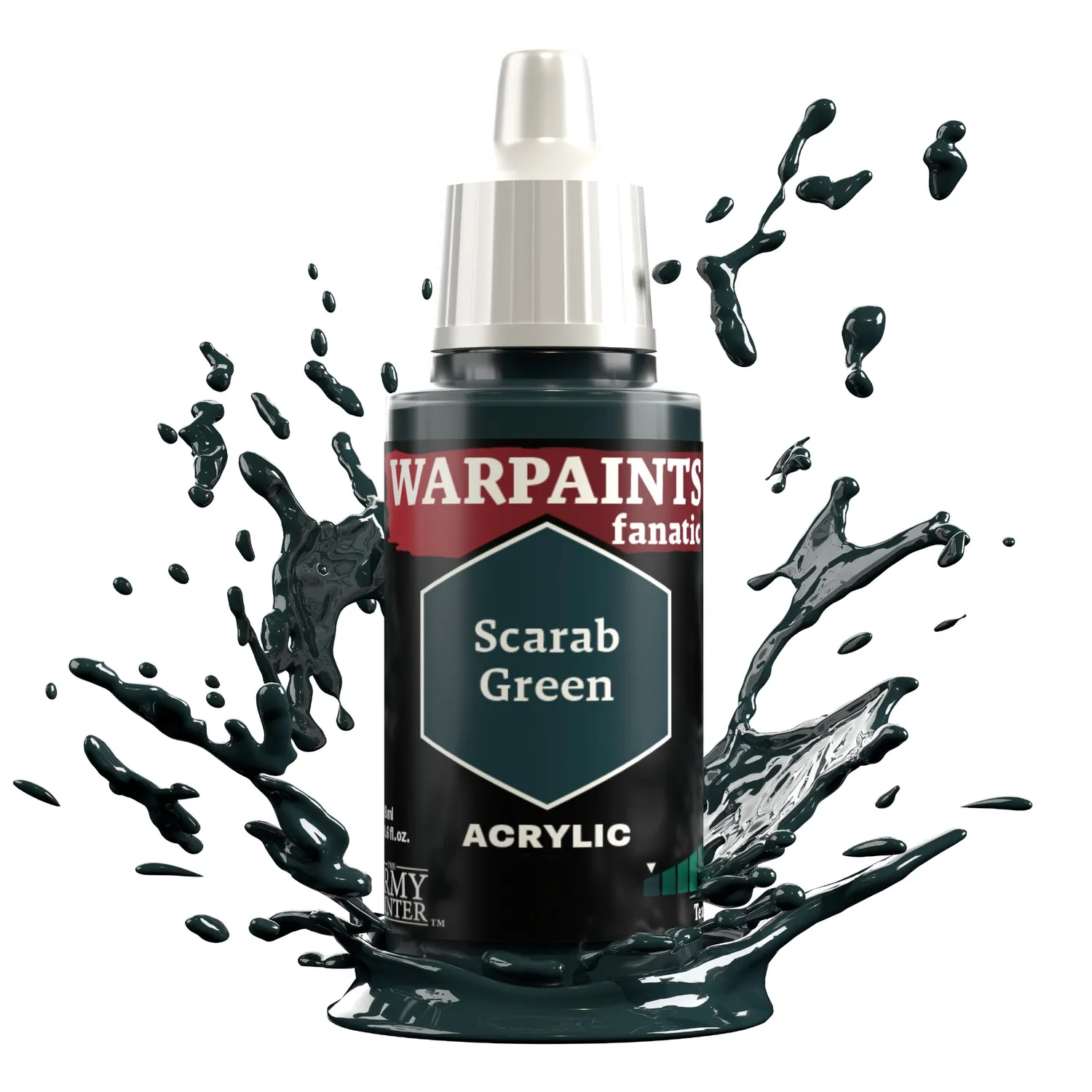 Bolt Action Warpaints Fanatic Scarab Green peinture verte 18 ml