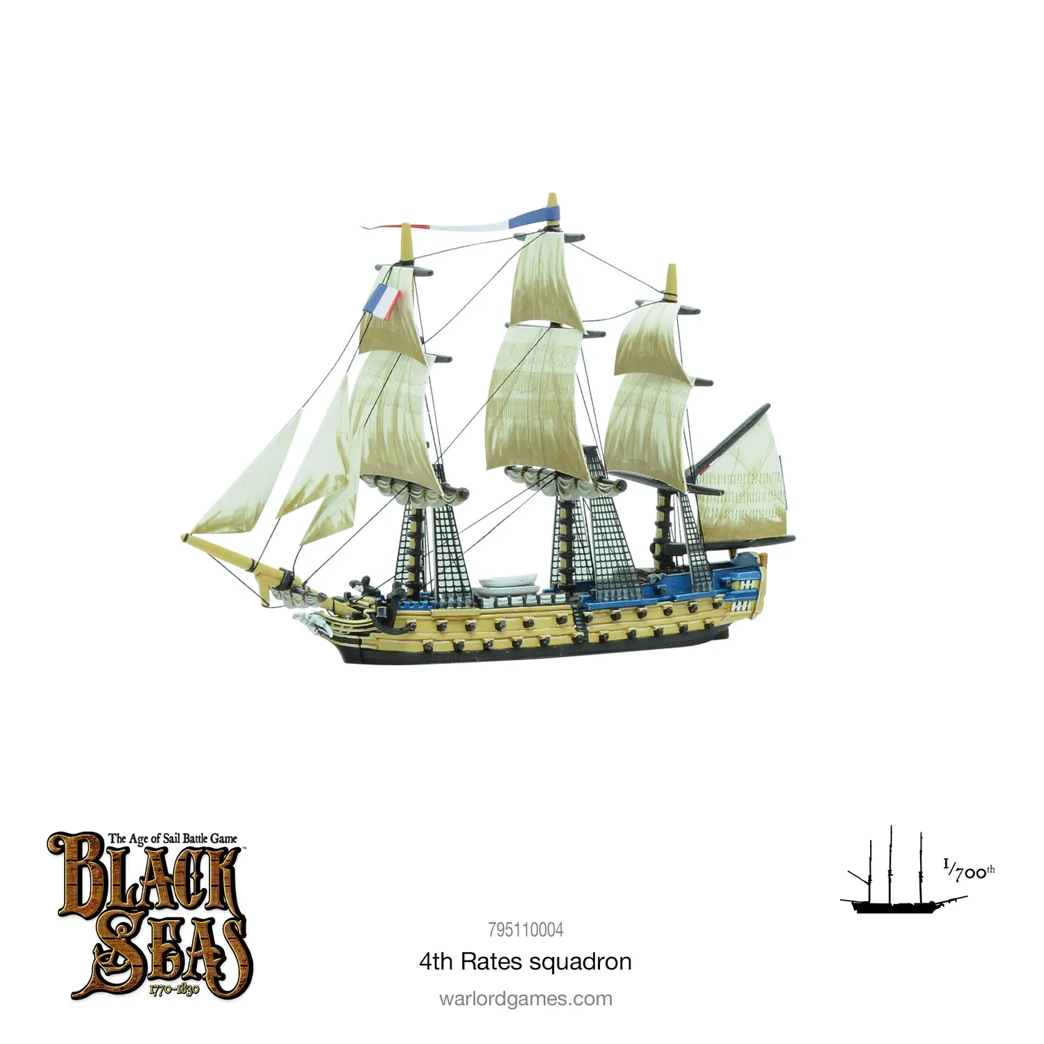 Warlord Games Black Seas 4th Rates Squadron maquettes bateaux