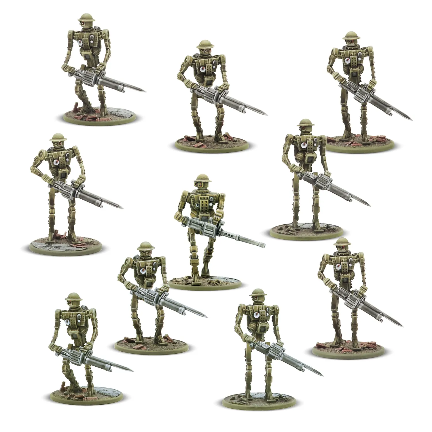 Bolt Action Konflikt ’47 Automated Infantry platoon boîte plastique