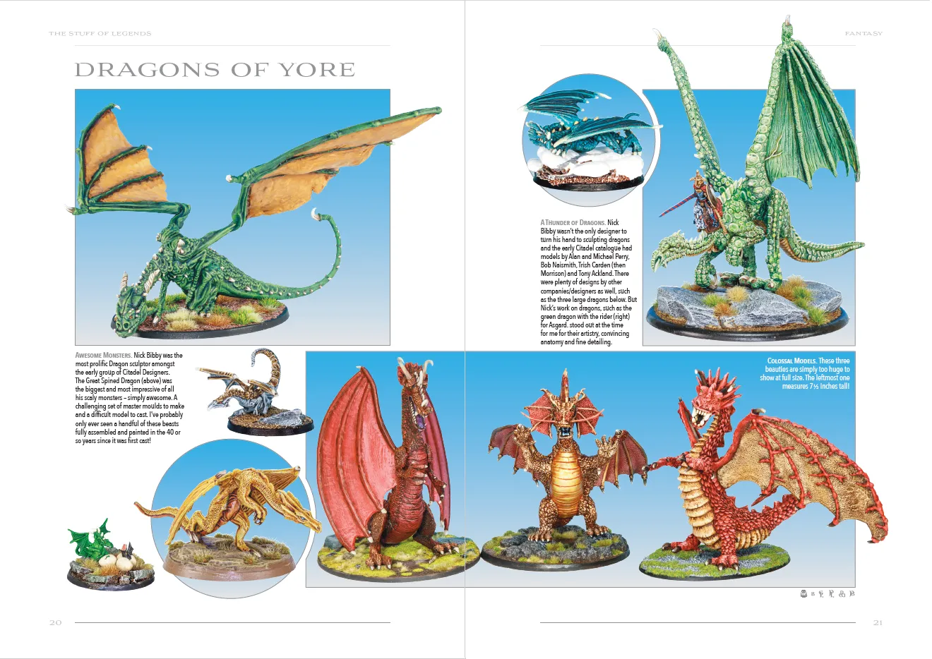 Stuff of Legends livre sur les figurines fantastiques