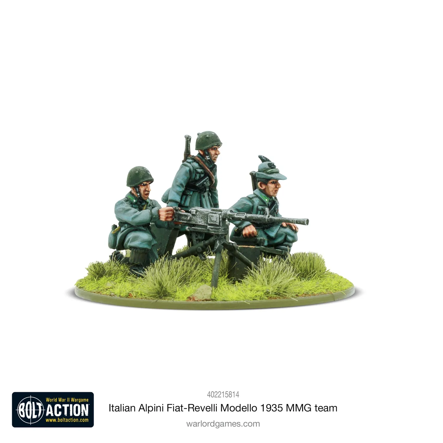 Warlord Games Bolt Action Alpini Fiat-Revelli 1935 mitrailleuse équipe