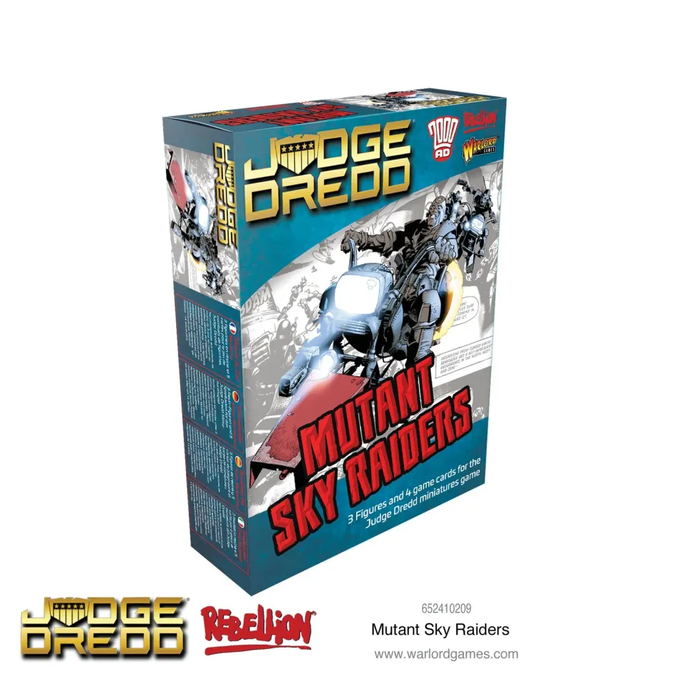 Bolt Action Judge Dredd Mutant Sky Raiders figurines