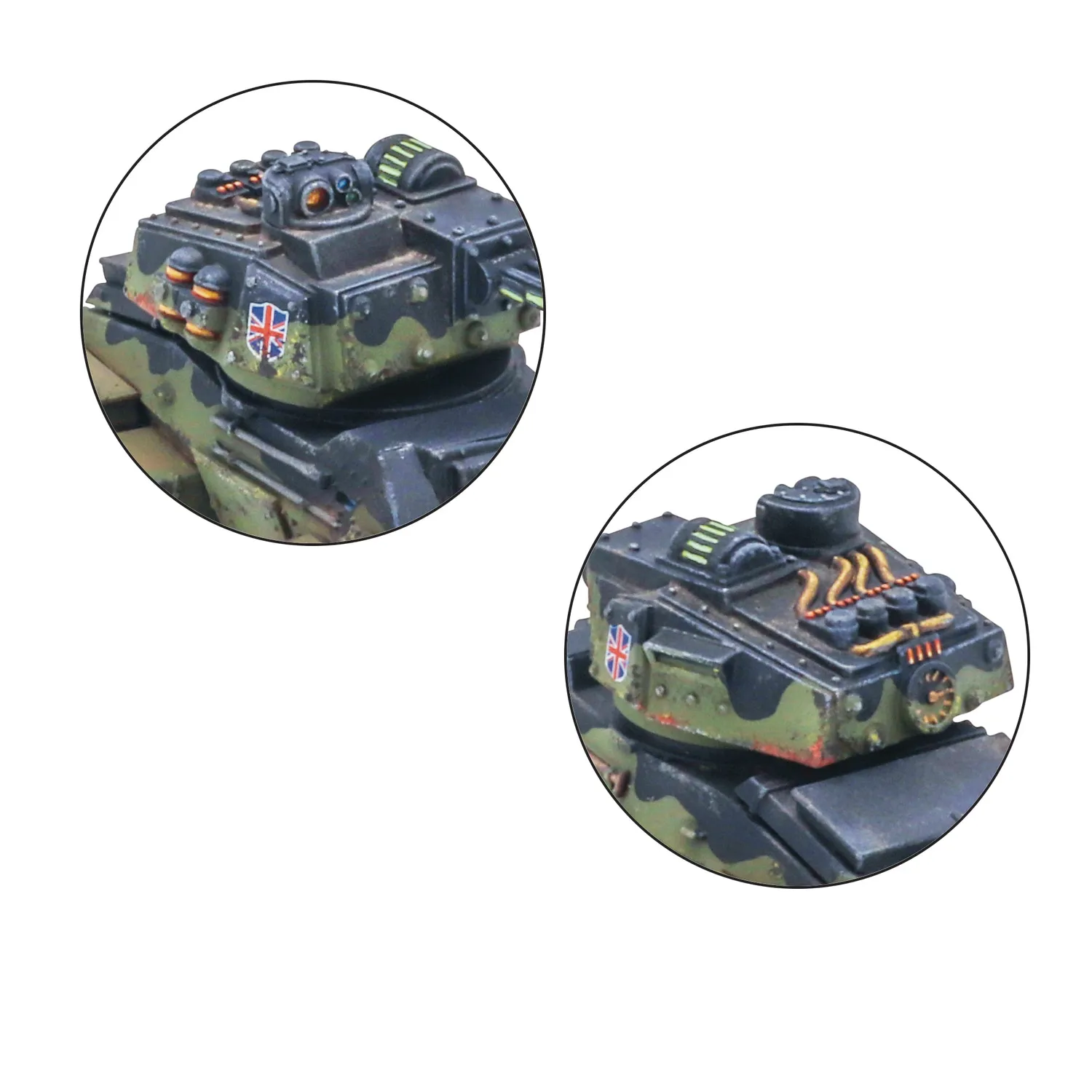 Bolt Action Konflikt'47 Humber Mk VII blindé 1 figurine reconnaissance