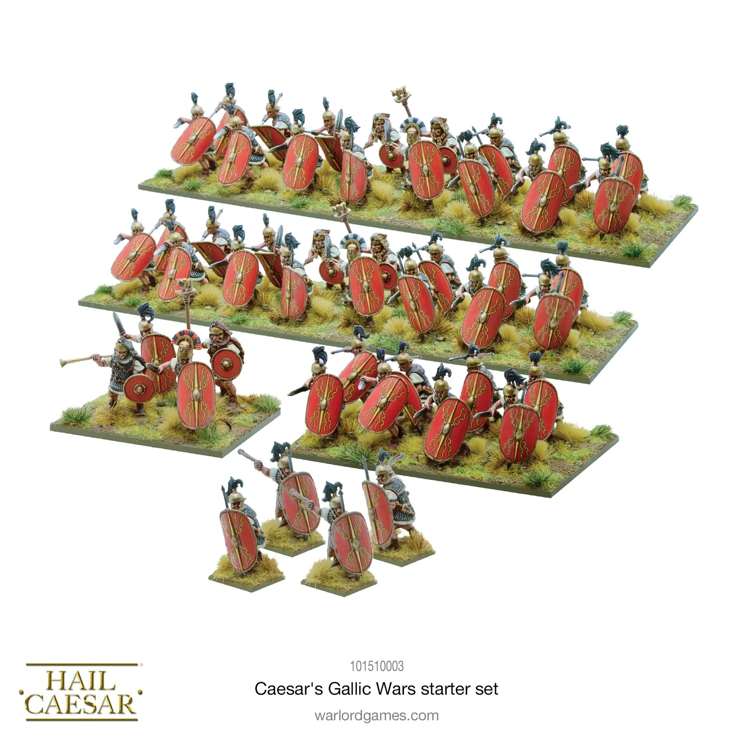 Hail Caesar Caesar's Gallic Wars starter set figurines plastique 128