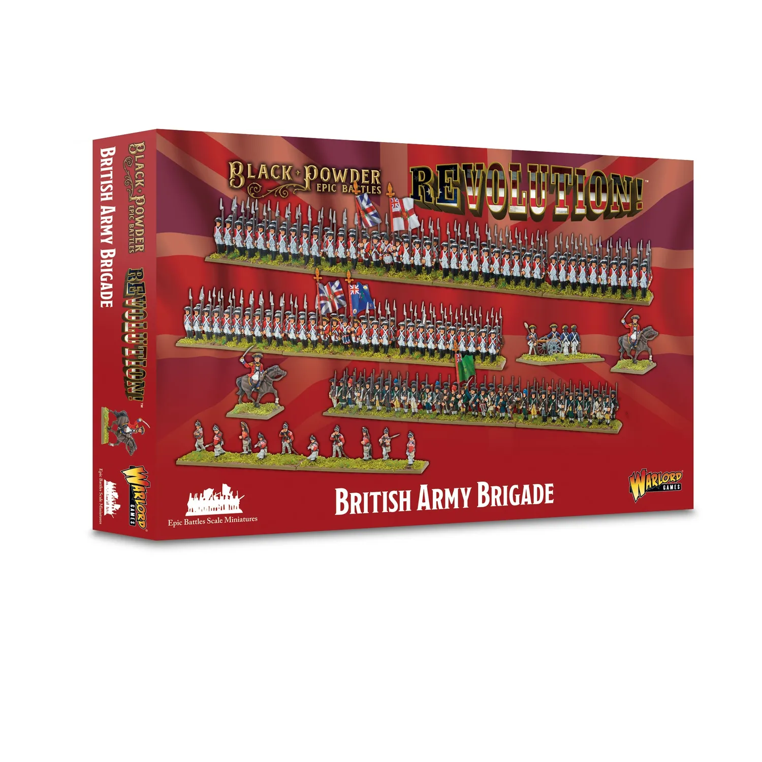 Black Powder Epic Battles Revolution brigade britannique coffret