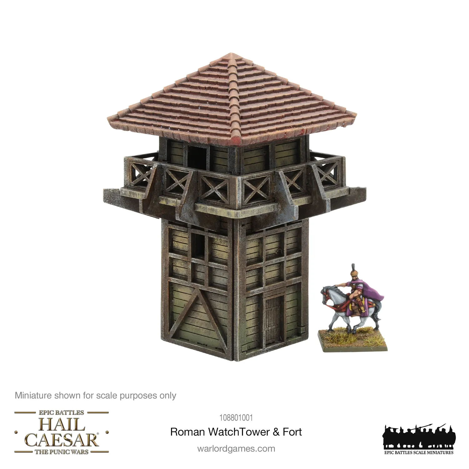Bolt Action Hail Caesar Epic Battles Roman Watchtower Fort décor MDF
