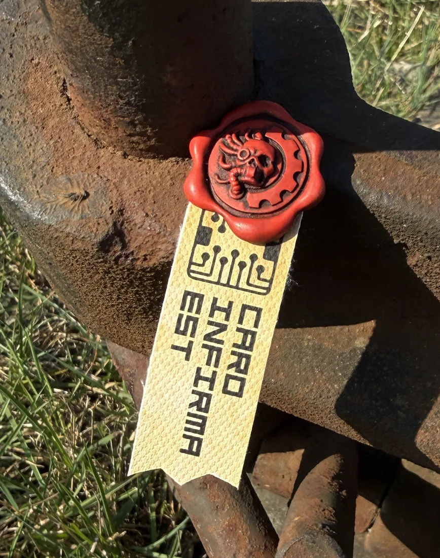 Brother Vinni Seal Mechanical Scull B pin's sceau grimdark