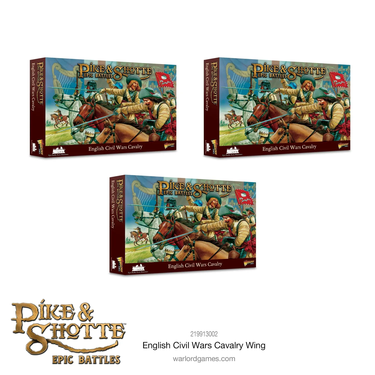 Warlord Games Pike & Shotte English Civil Wars Cavalry Wing coffret