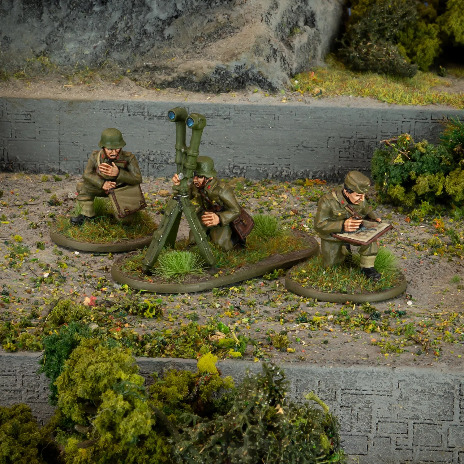 Équipe observateur hongrois Bolt Action figurines métal