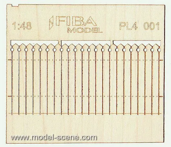 Albion Decorative European wooden fence clôture décor 2 pièces bois