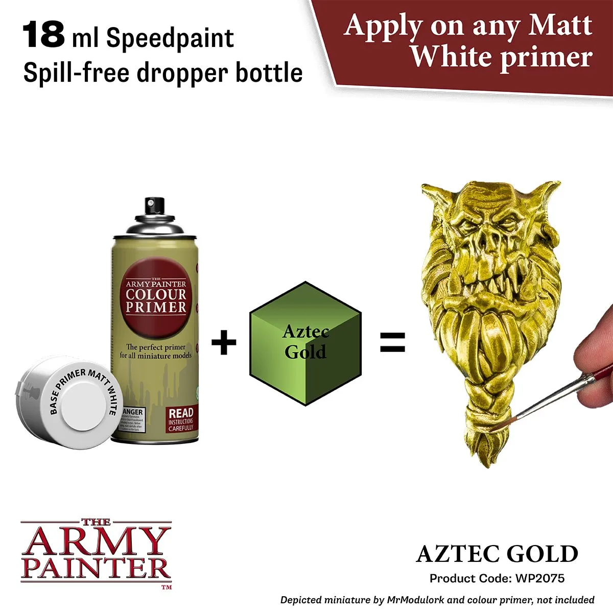 The Army Painter Speedpaint Aztec Gold peinture métallique