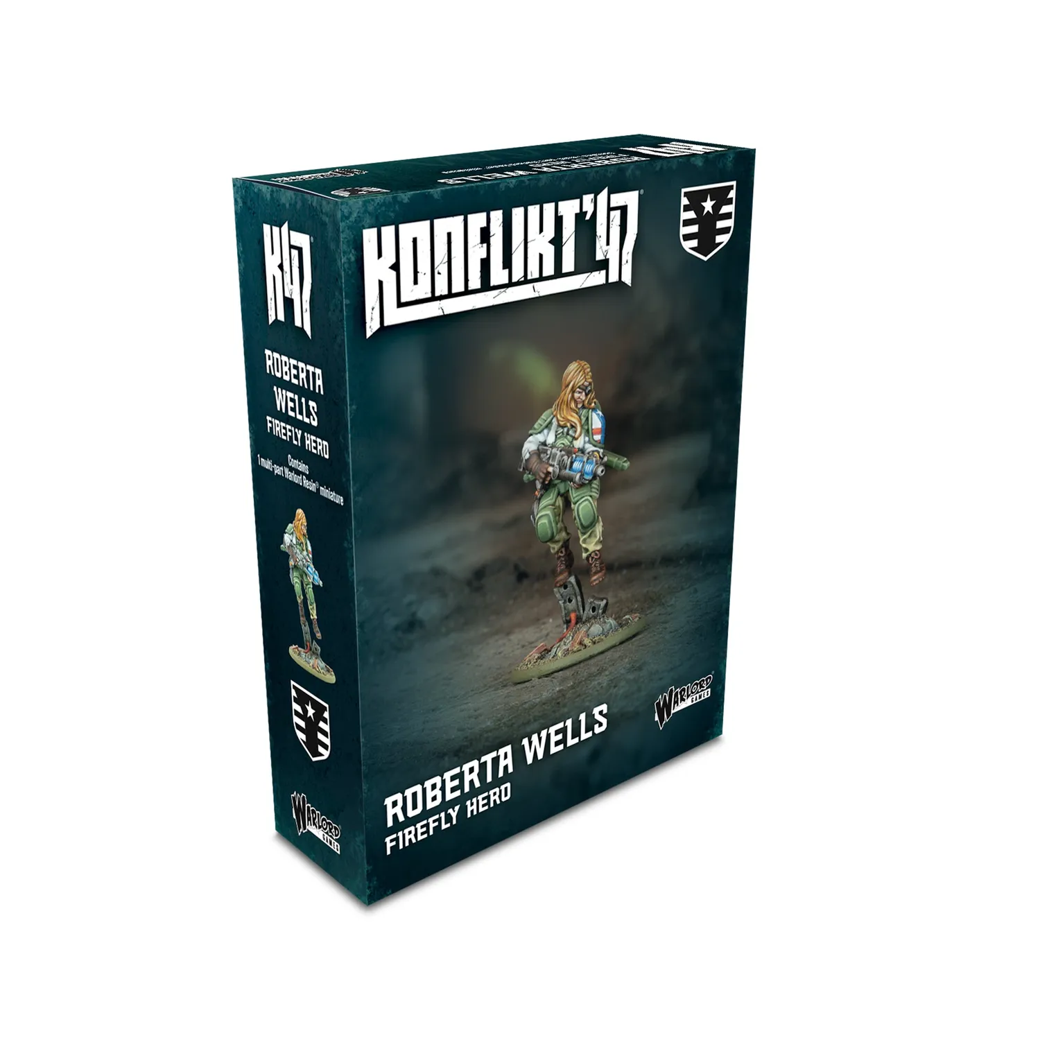 Bolt Action Konflikt 47 Roberta Wells figurine résine Firefly