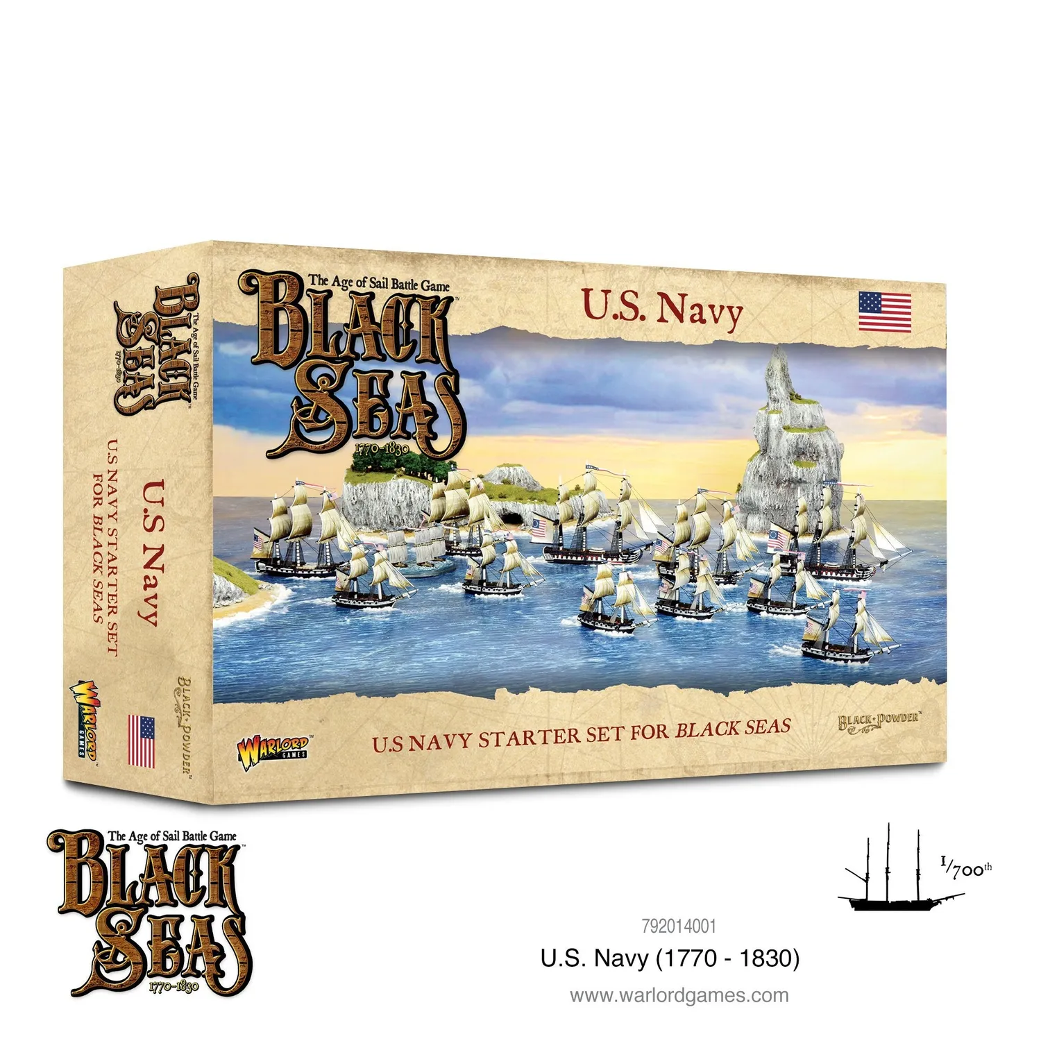 Warlord Games Black Seas U.S. Navy Fleet coffret flotte