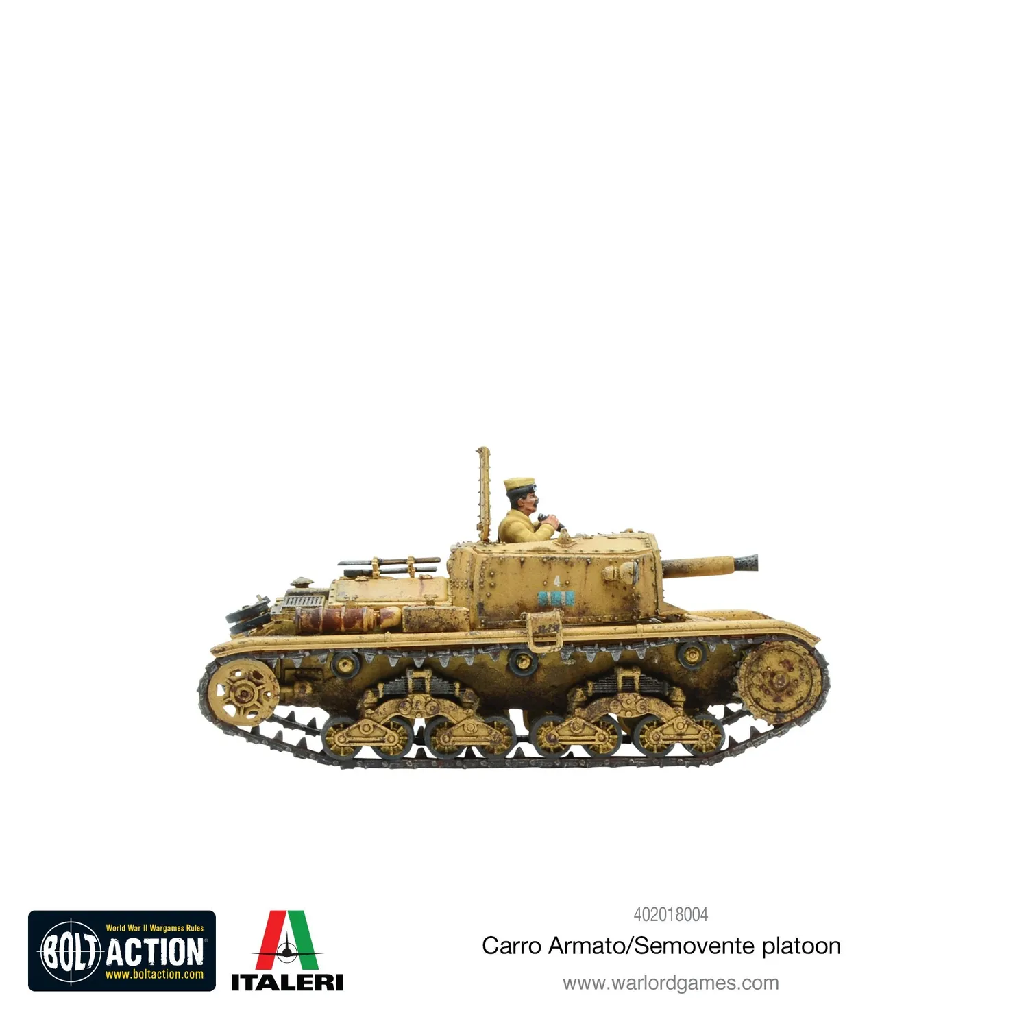 Bolt Action Carro Armato M13 Platoon kit de chars italien 3 pièces