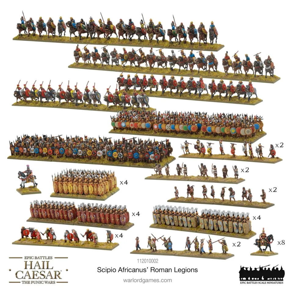 Bolt Action Hail Caesar Epic Battles Scipio Africanus’ Roman Legions boîte