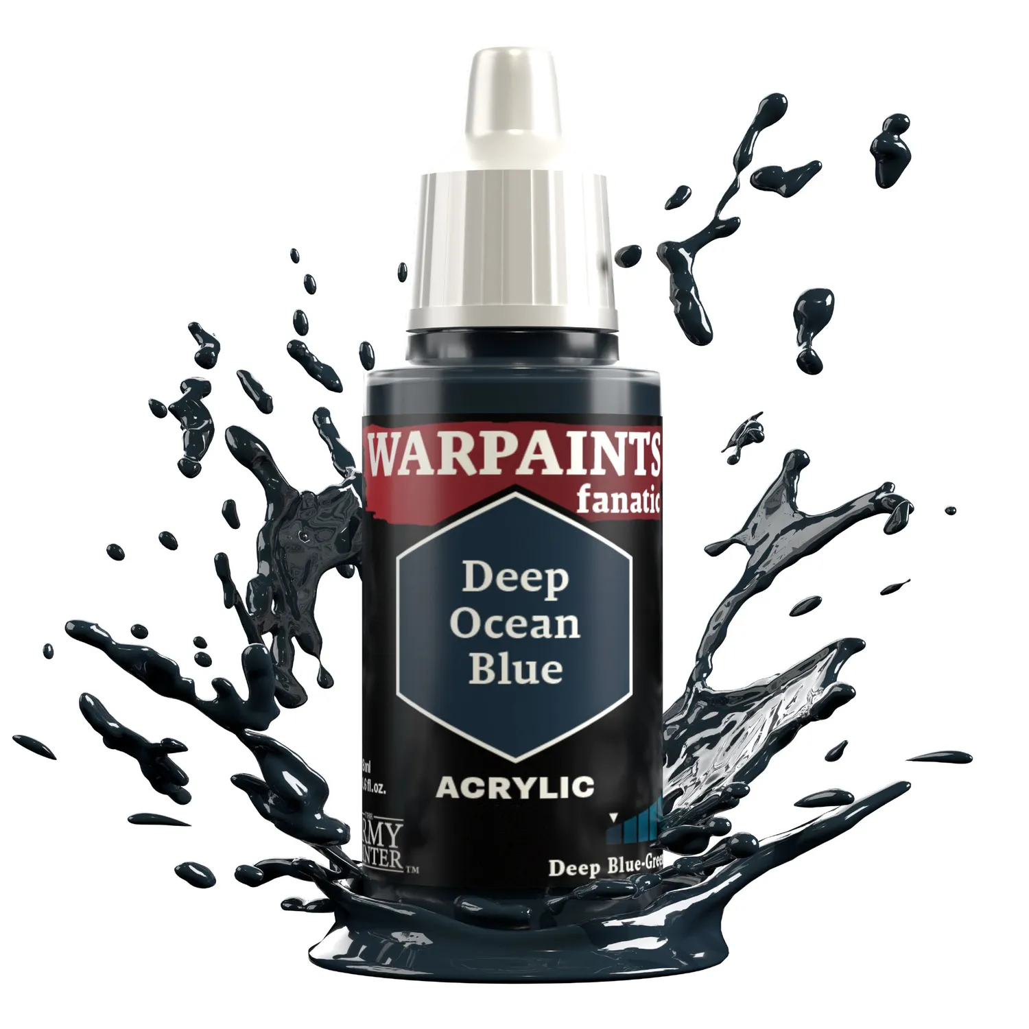 Army Painter Warpaints Fanatic Deep Ocean Blue peinture bleu 18 ml