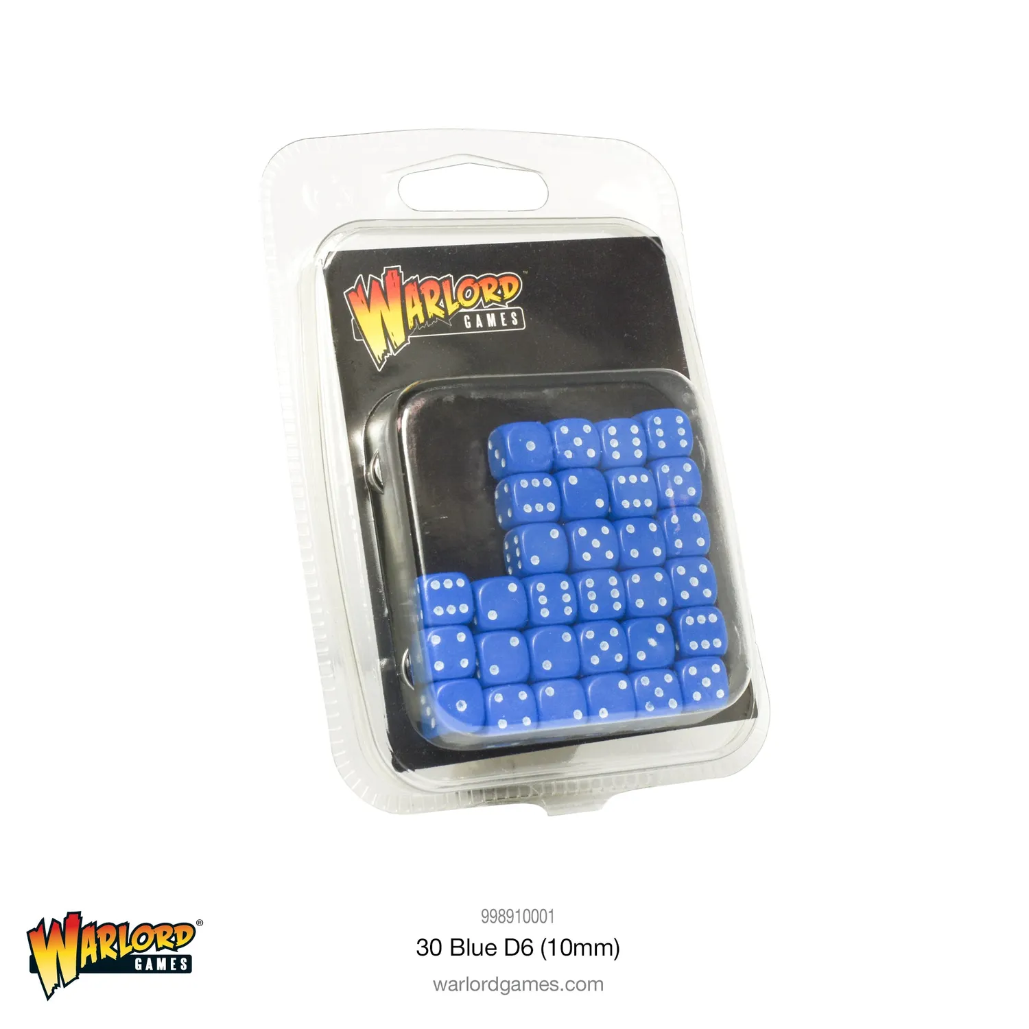 Bolt Action Dés bleus D6 10mm lot 30