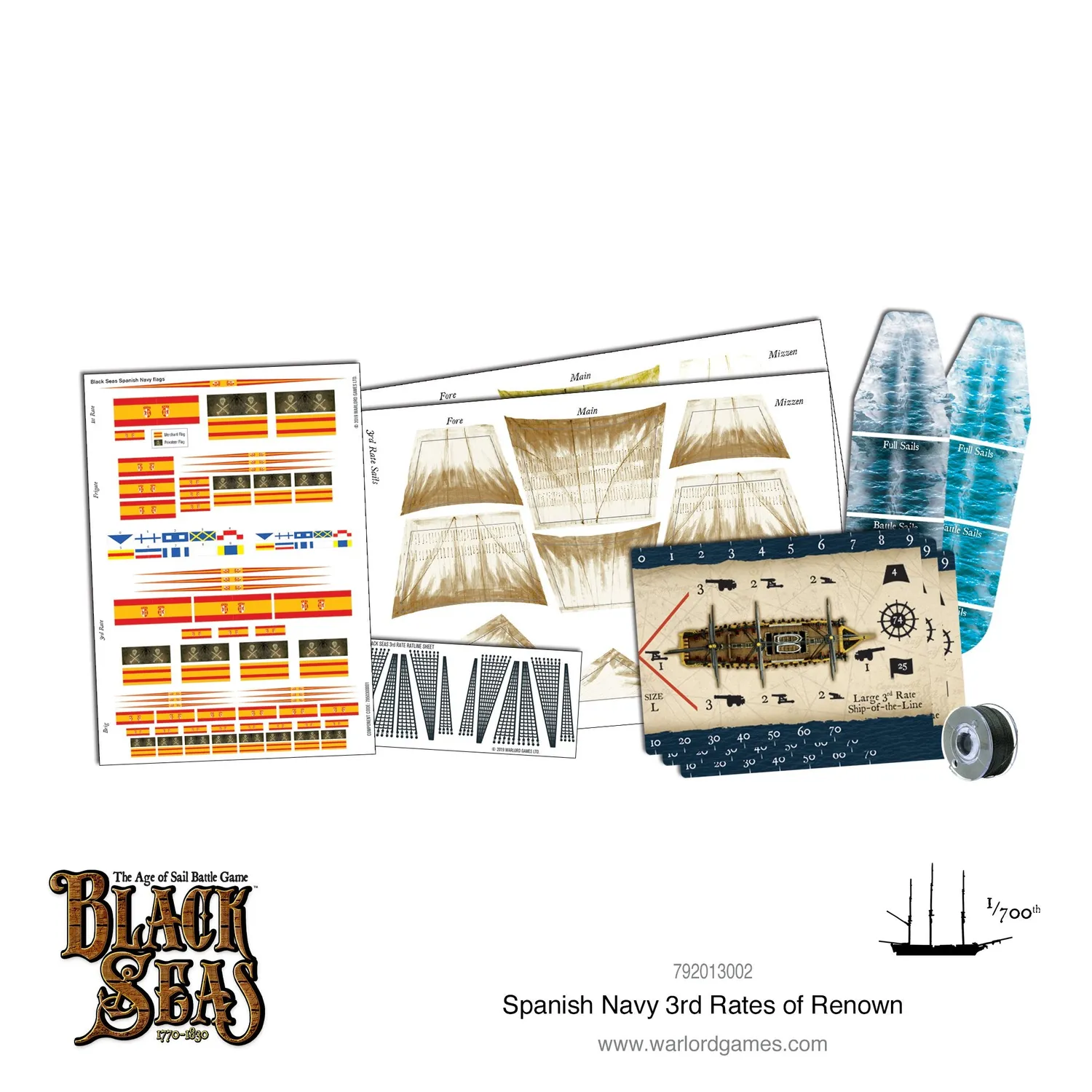 Black Seas Spanish Navy 3rd Rates of Renown navires espagnols