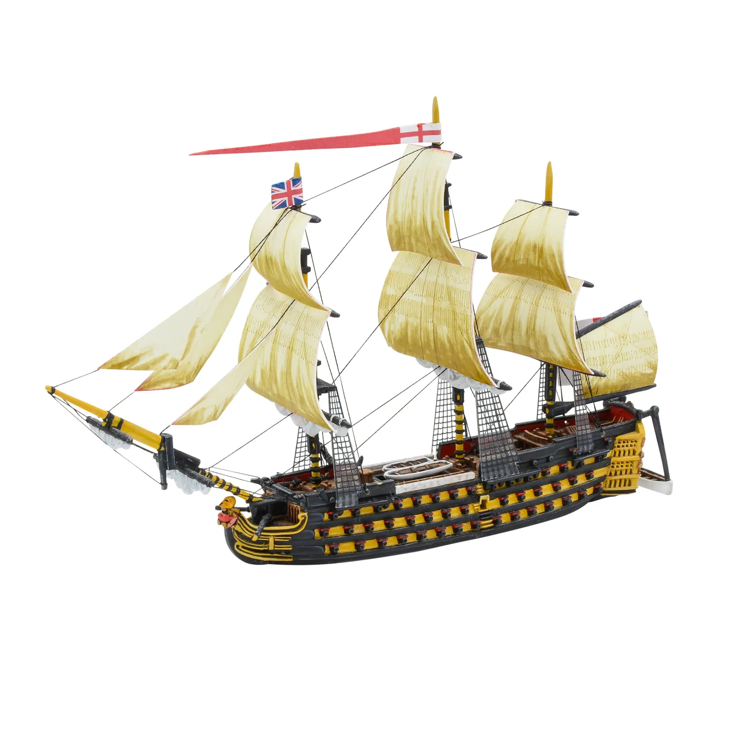 Bolt Action Black Seas HMS Britannia (Royal Navy 1st Rate) navire résine métal bundle
