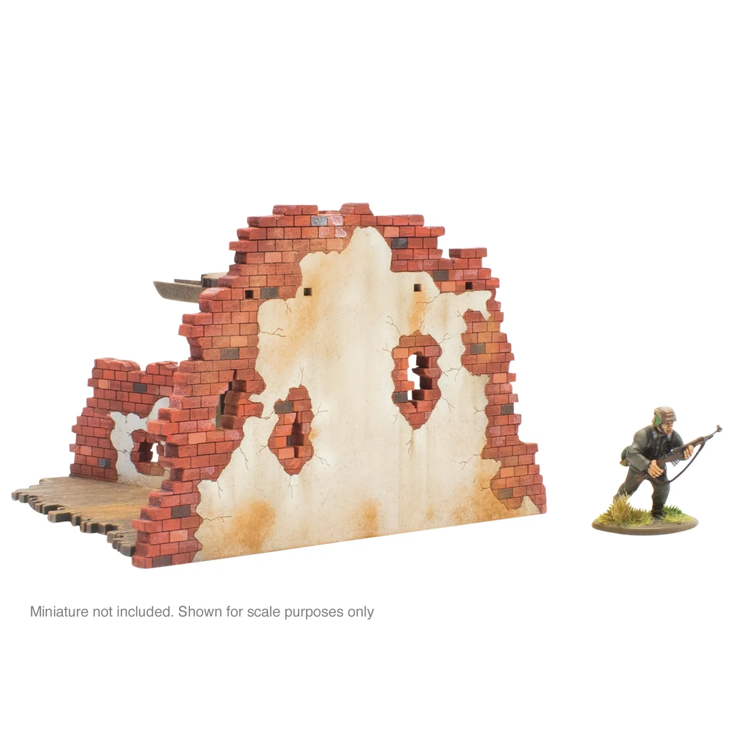 Bolt Action City in Ruins Internal Ruins T Section décor MDF urbain