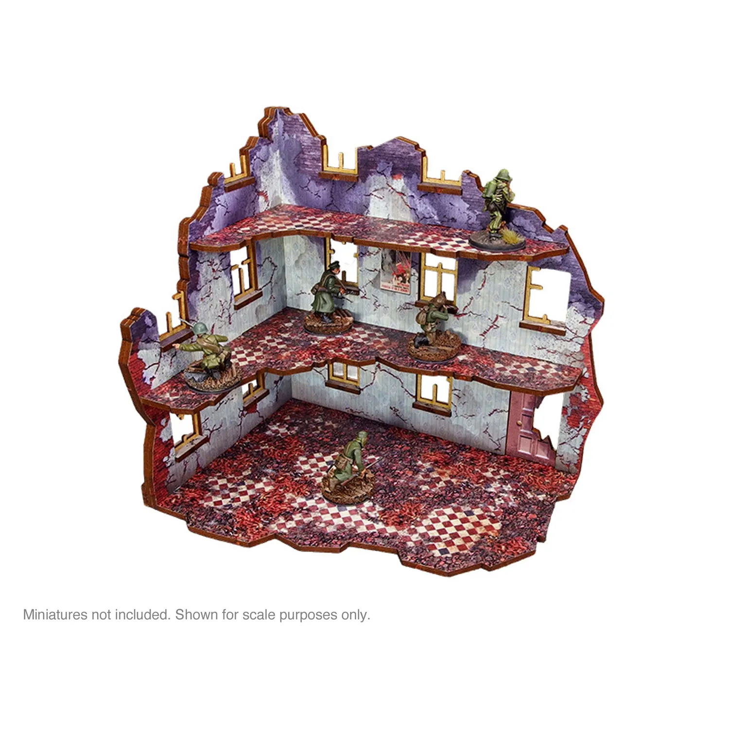 Bolt Action Pre-Painted WW2 Ostfront Stalingrad Univermag Left décor prépeint