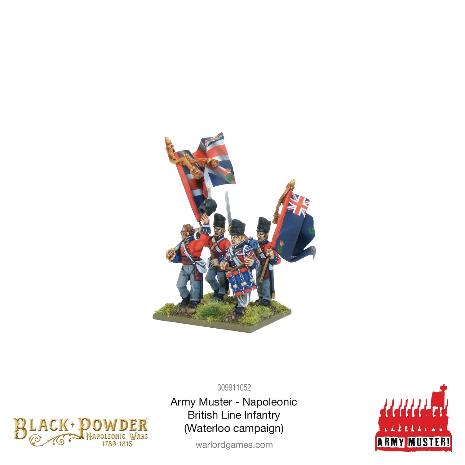Warlord Black Powder Army Muster infanterie anglaise