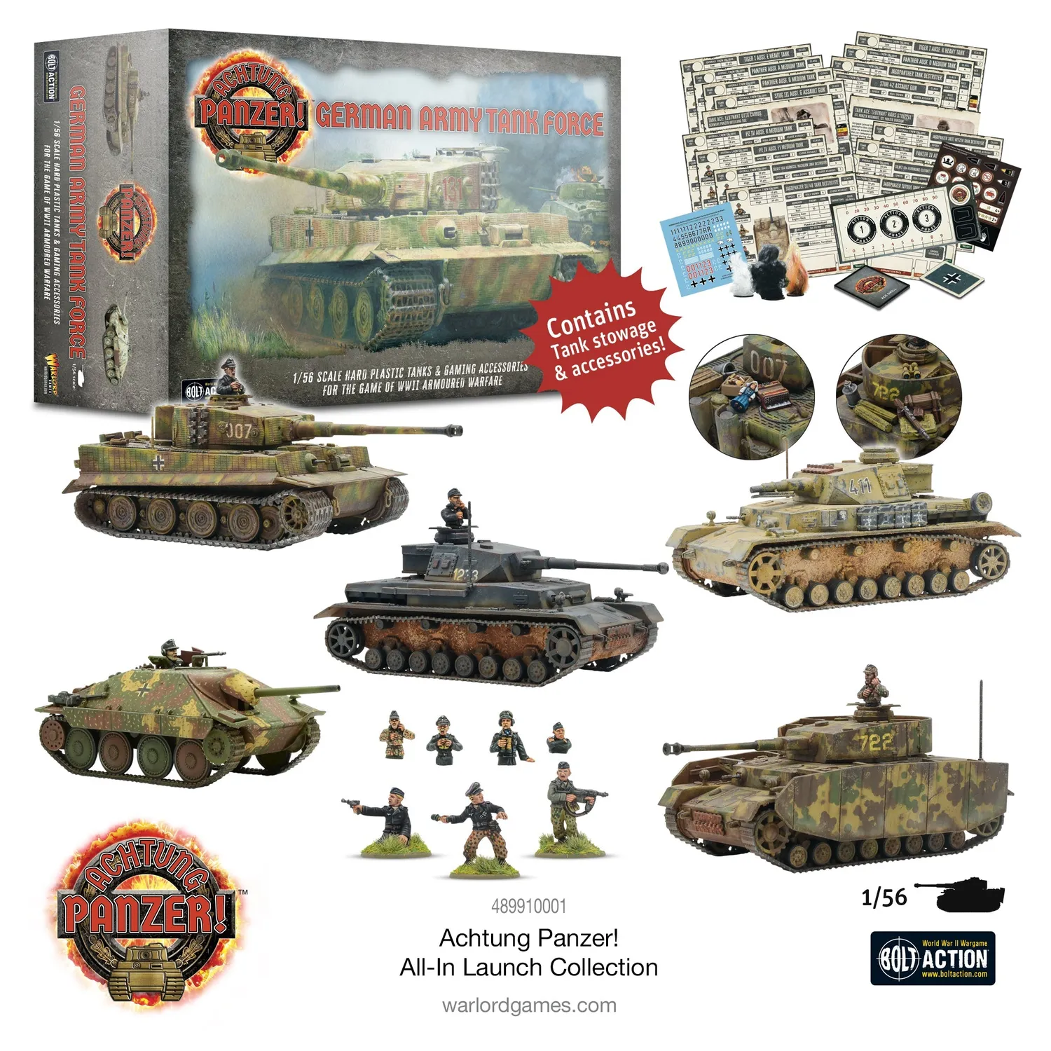 Bolt Action Achtung Panzer All-In Launch Collection coffret chars