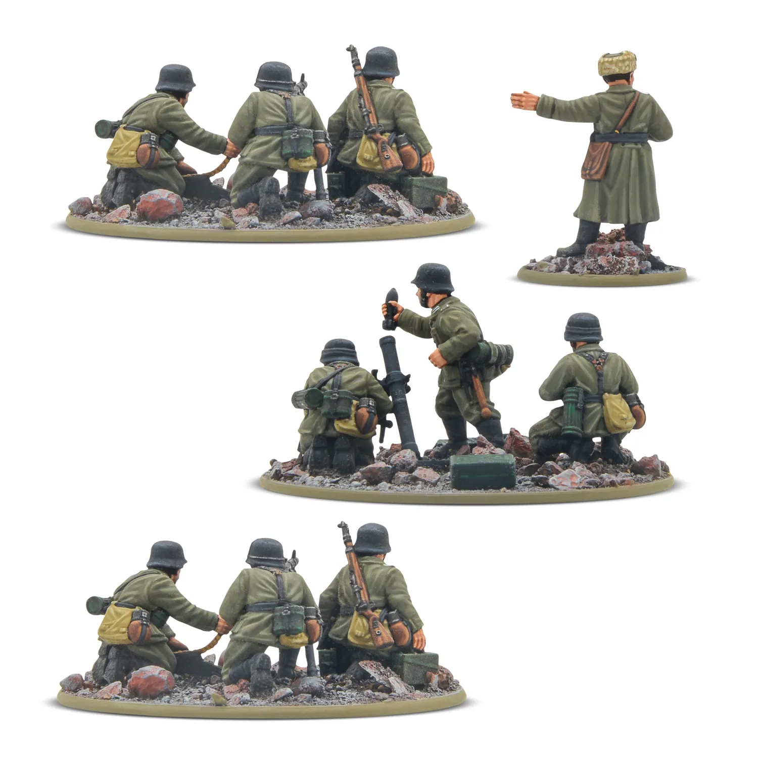 Bolt Action German Veteran Infantry Heavy Weapons Platoon métal résine