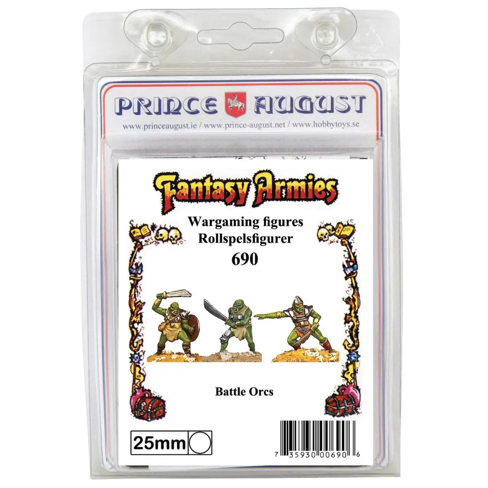 Prince August Fantasy Armies PA690 moule 25mm battle orcs