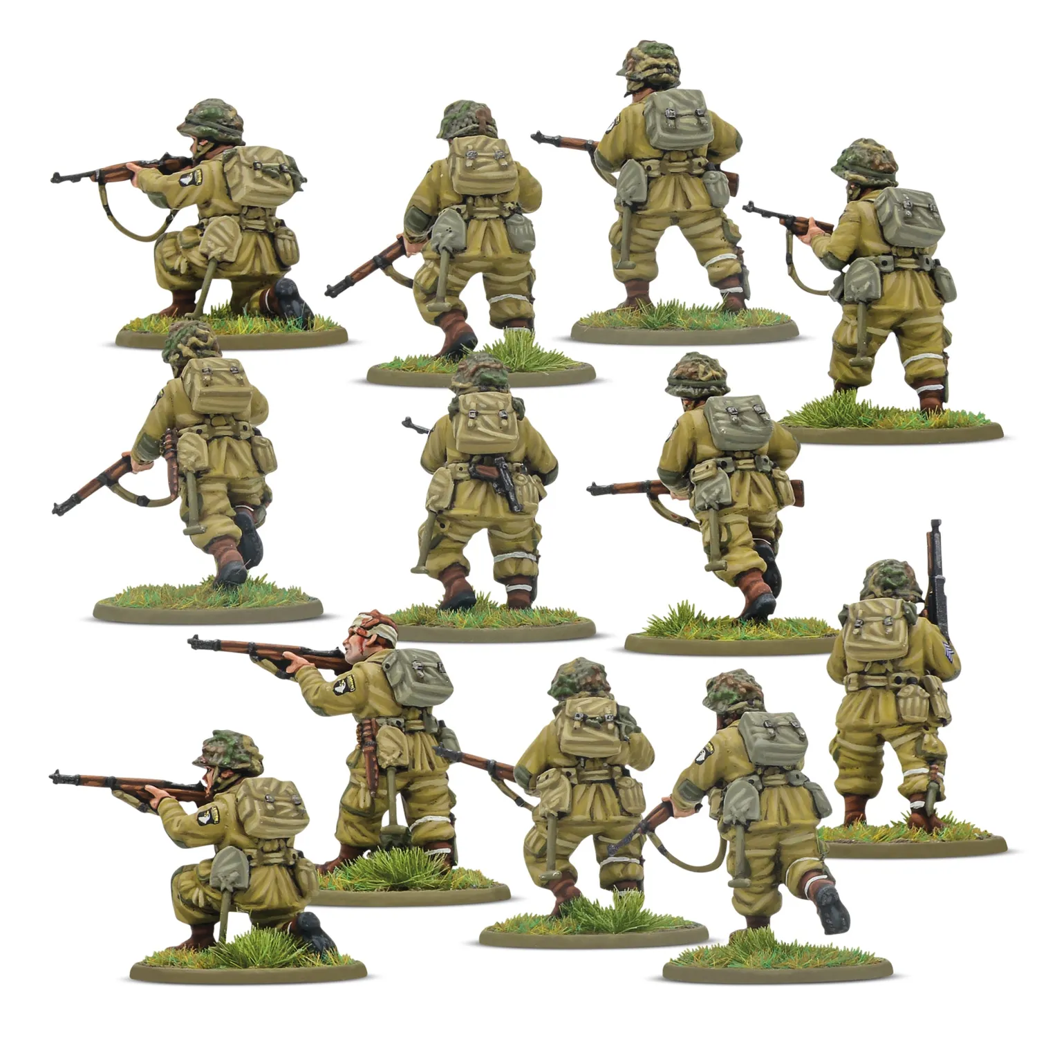 Bolt Action Currahee! US Airborne D-Day figurines armée complète