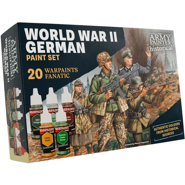 Bolt Action Warpaints Fanatic Allemand set peinture 20 x 18 ml