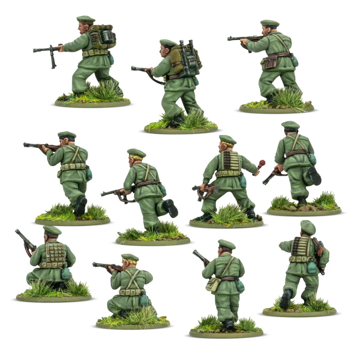 Bolt Action Italian Paracadutisti platoon figurines parachutistes italiens 30
