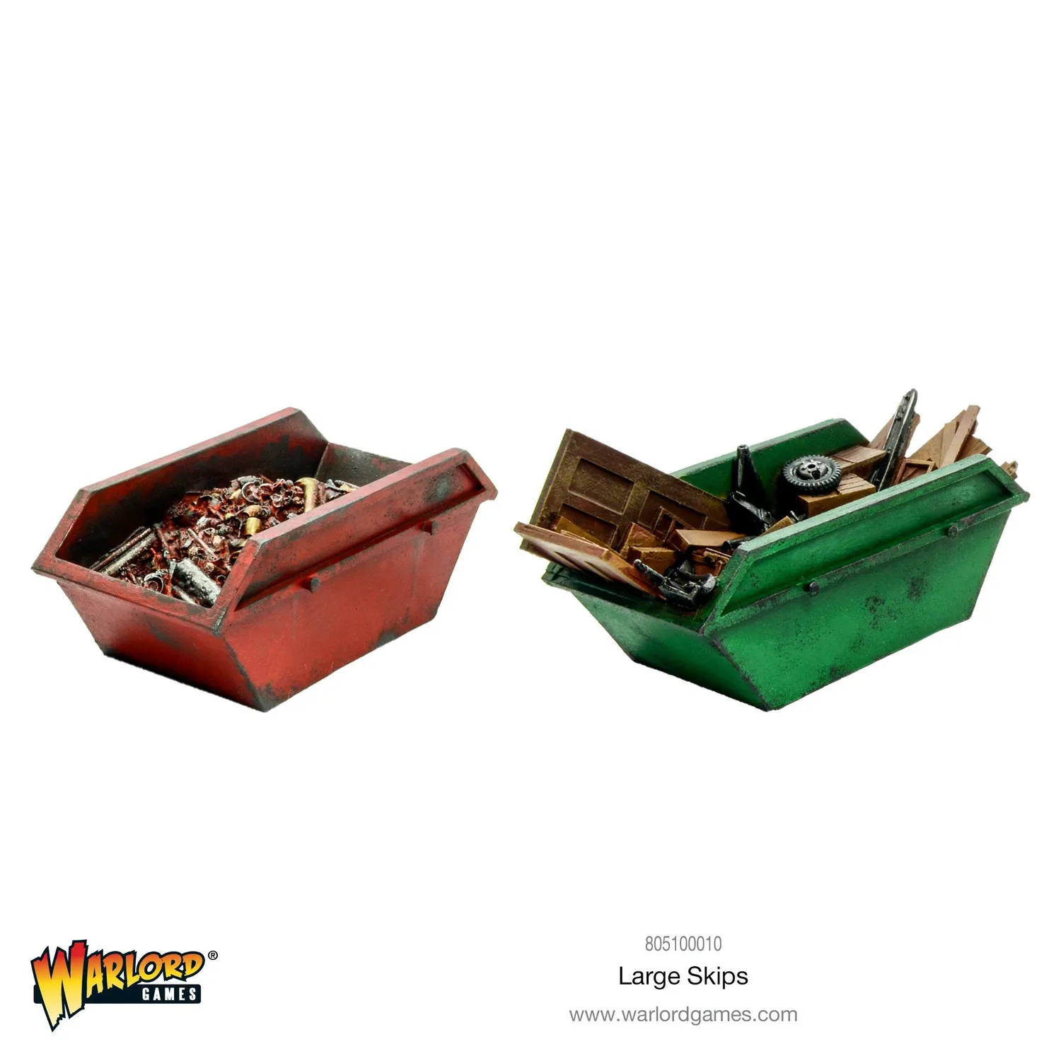 Bolt Action Large Skips décor de terrain résine