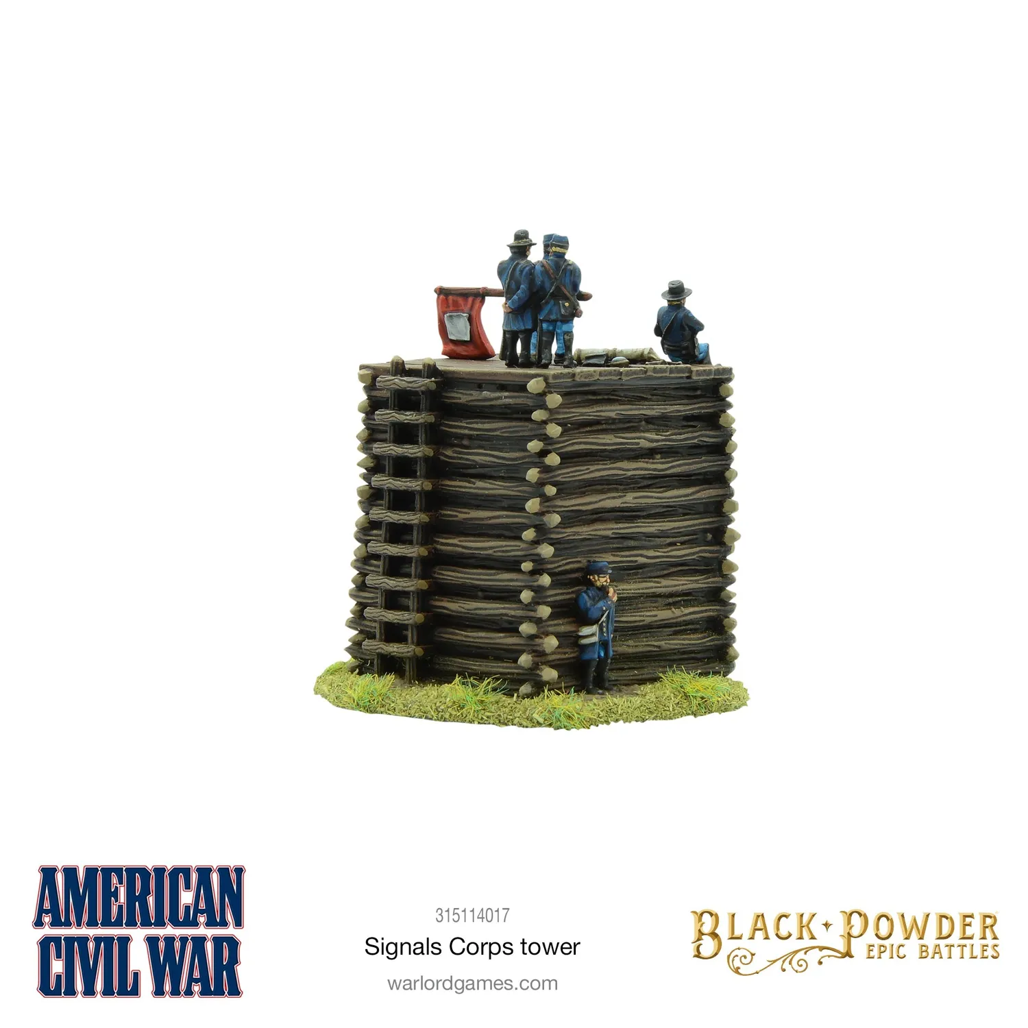 Black Powder Epic Battles tour signal ACW résine
