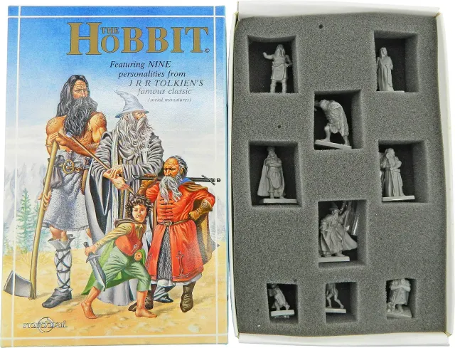 Prince August The Hobbit Box Set figurines métal 32 mm 9 pièces apprêtées