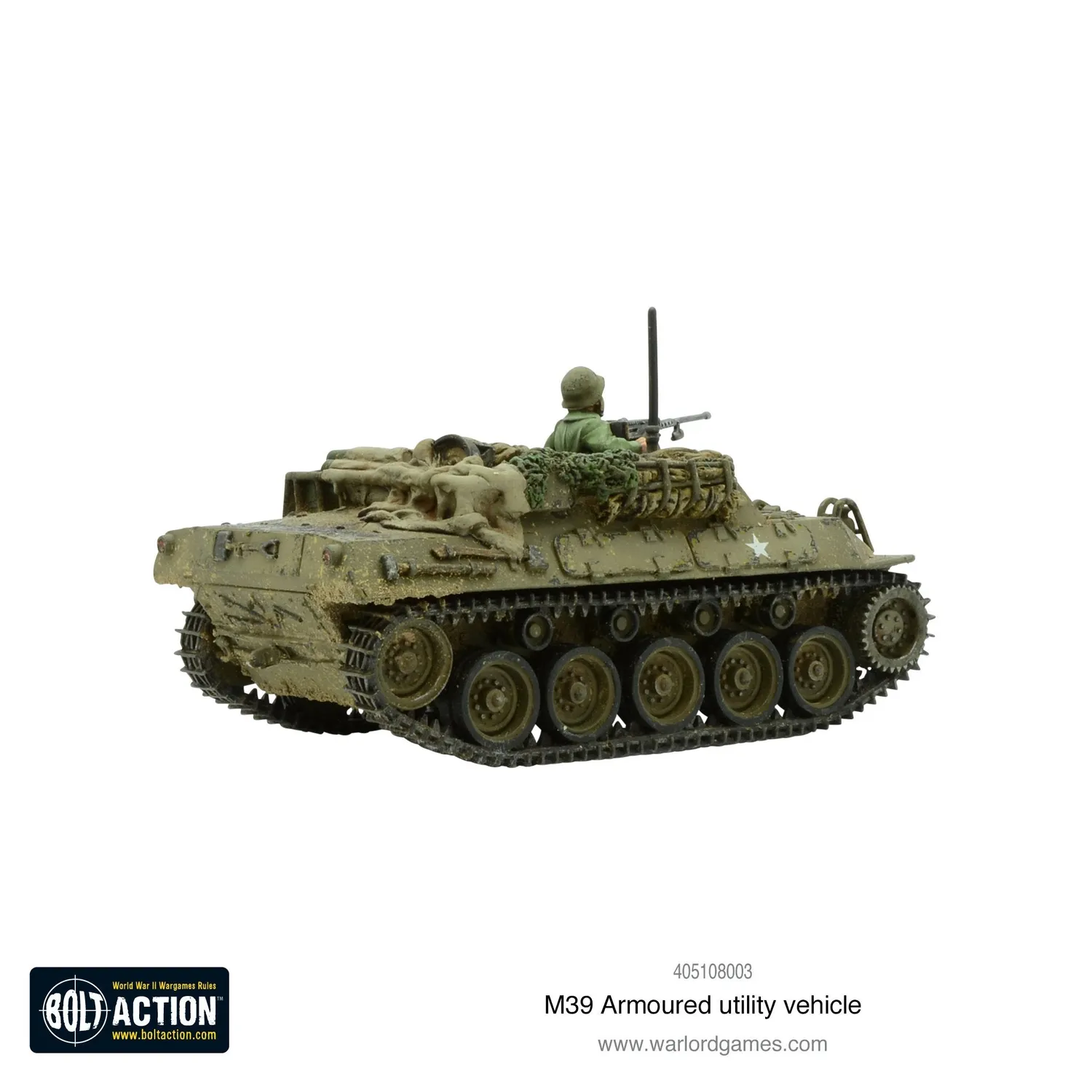 Bolt Action M39 véhicule blindé résine métal transport 12