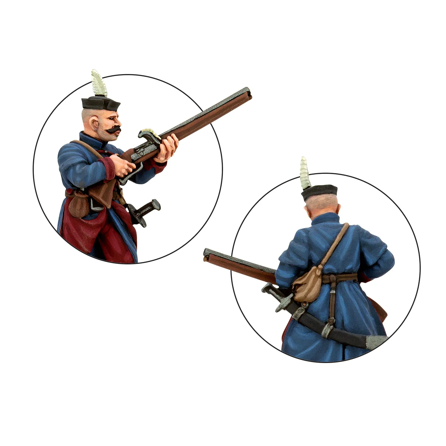 Warlord Games Pike & Shotte hajduks rechargement figurines métal x8