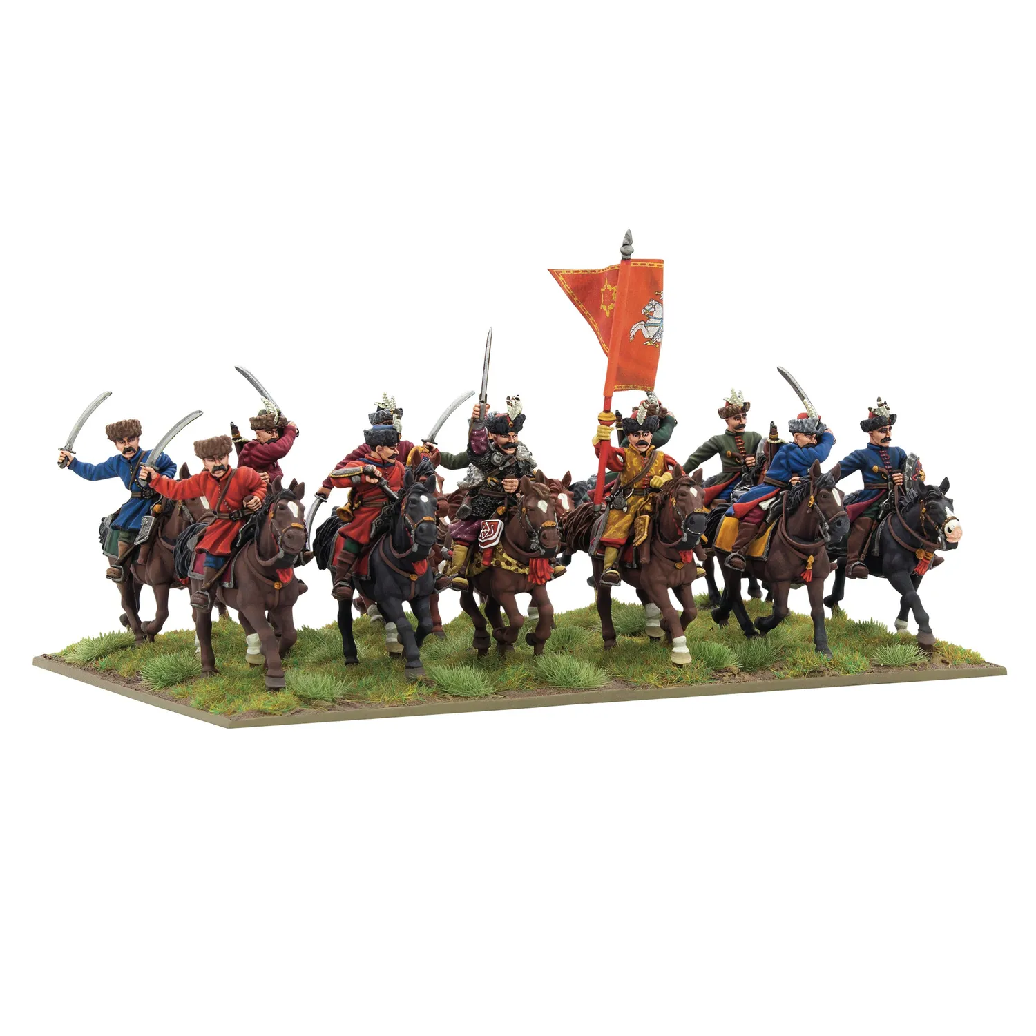 Pike & Shotte Levy cavalry sabres régiment 12 figurines métal