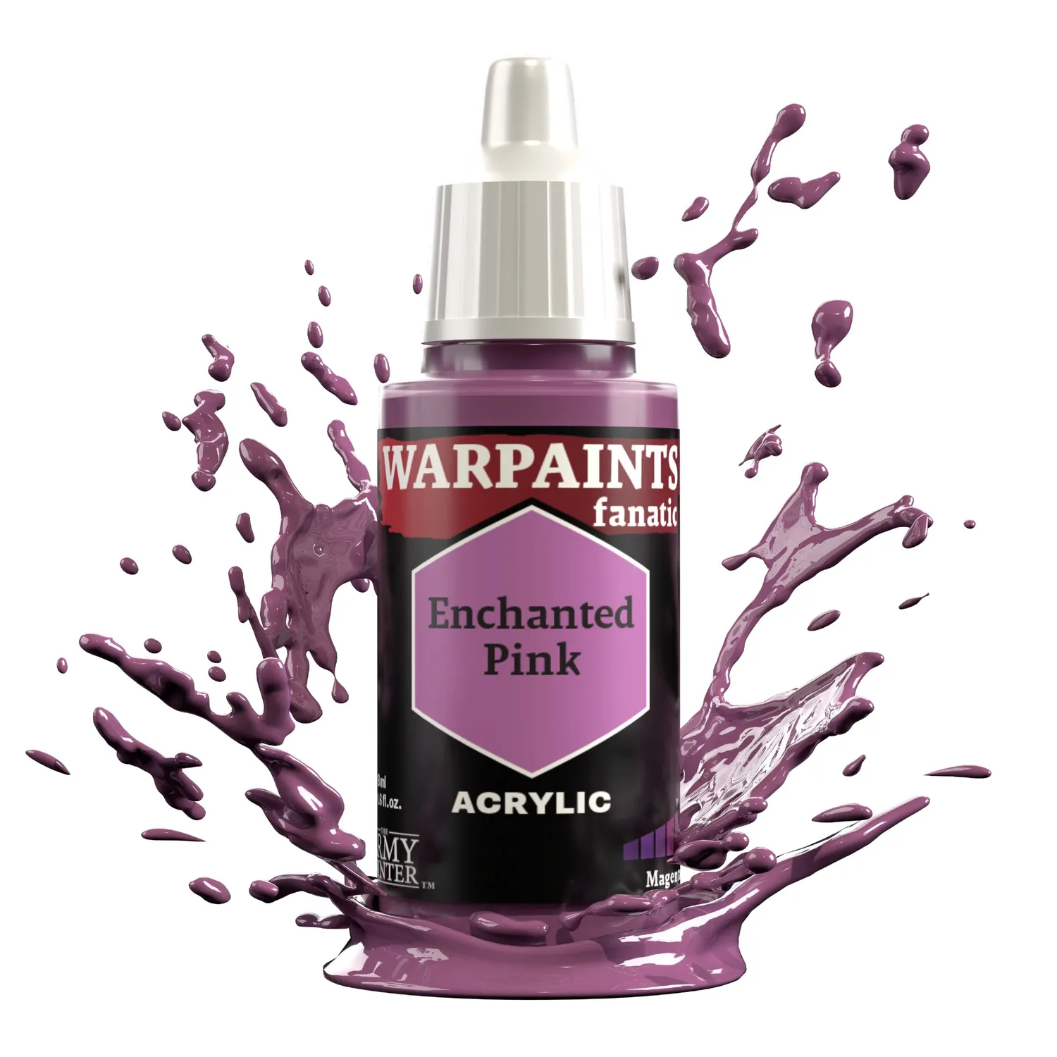 Army Painter Warpaints Fanatic Enchanted Pink peinture 18 ml rose