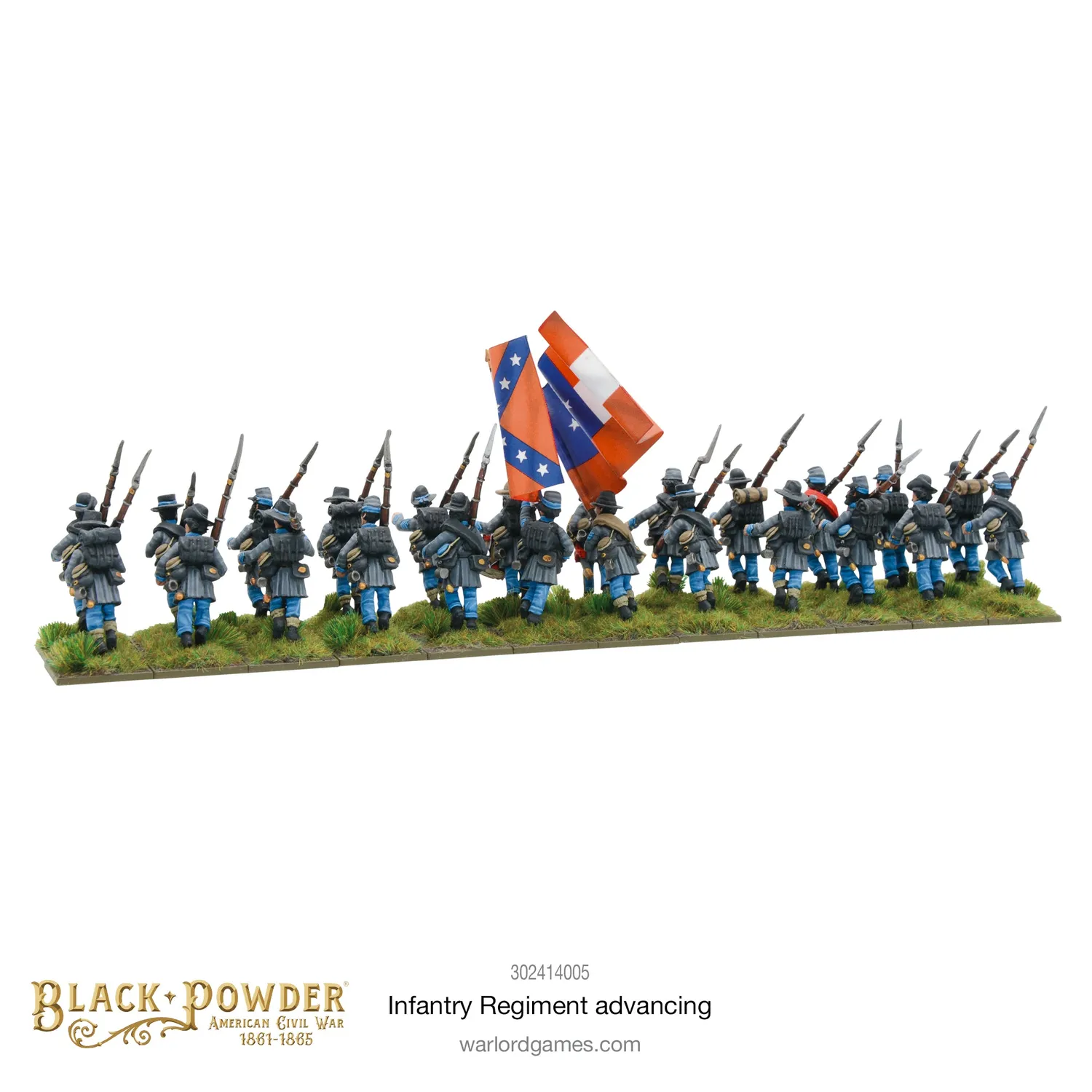 Warlord Games Black Powder Infantry Advancing régiment Union