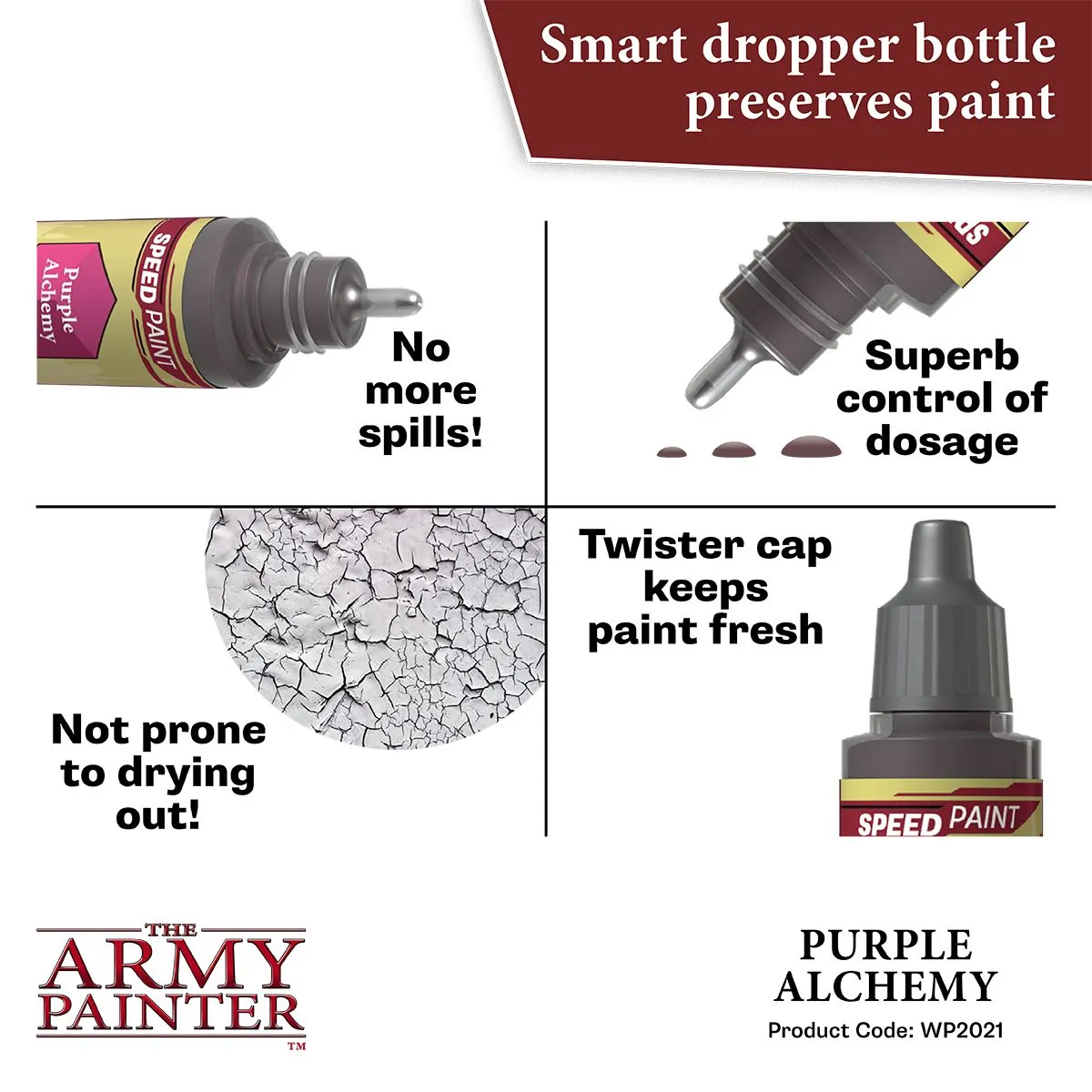 Army Painter Speedpaint Purple Alchemy peinture une couche 18 ml