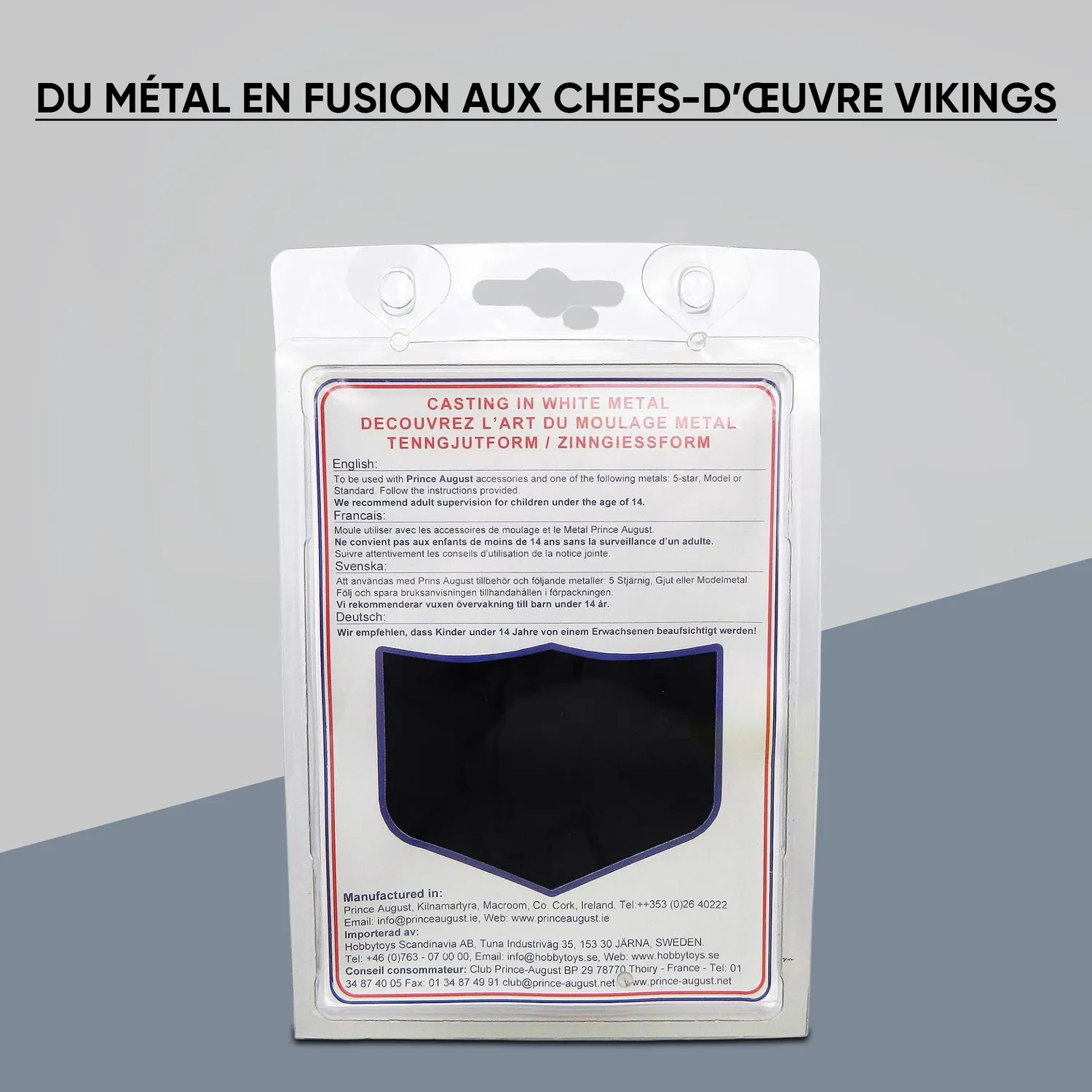 Prince August Hobby Colon viking avec hache PA972 moule de moulage métal 40 mm