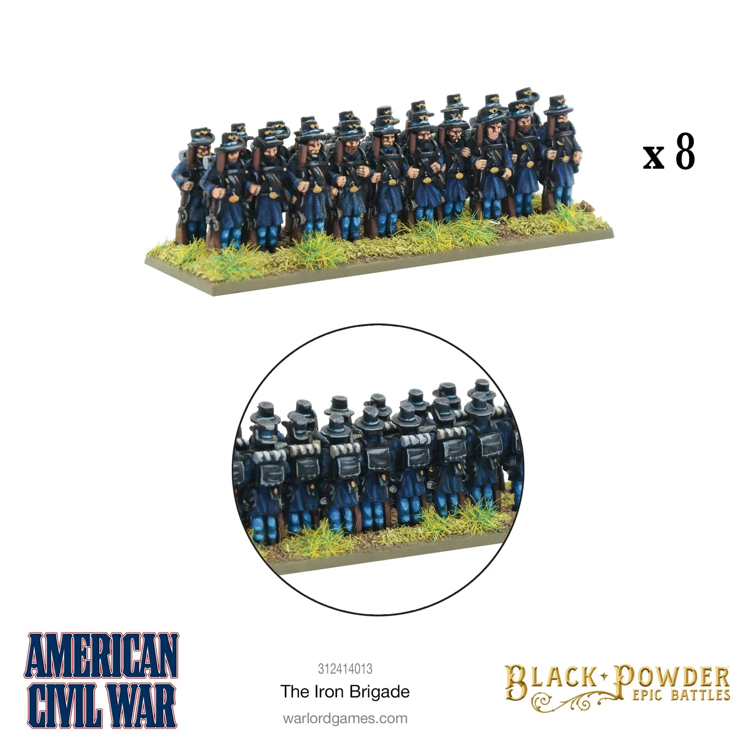 Black Powder Epic Iron Brigade coffret 2 régiments résine