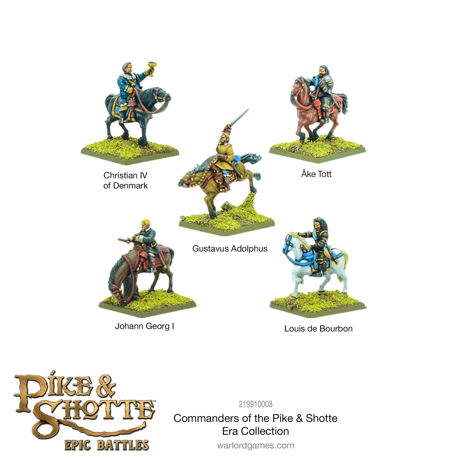 Bolt Action Commanders of the Pike & Shotte Era coffret figurines