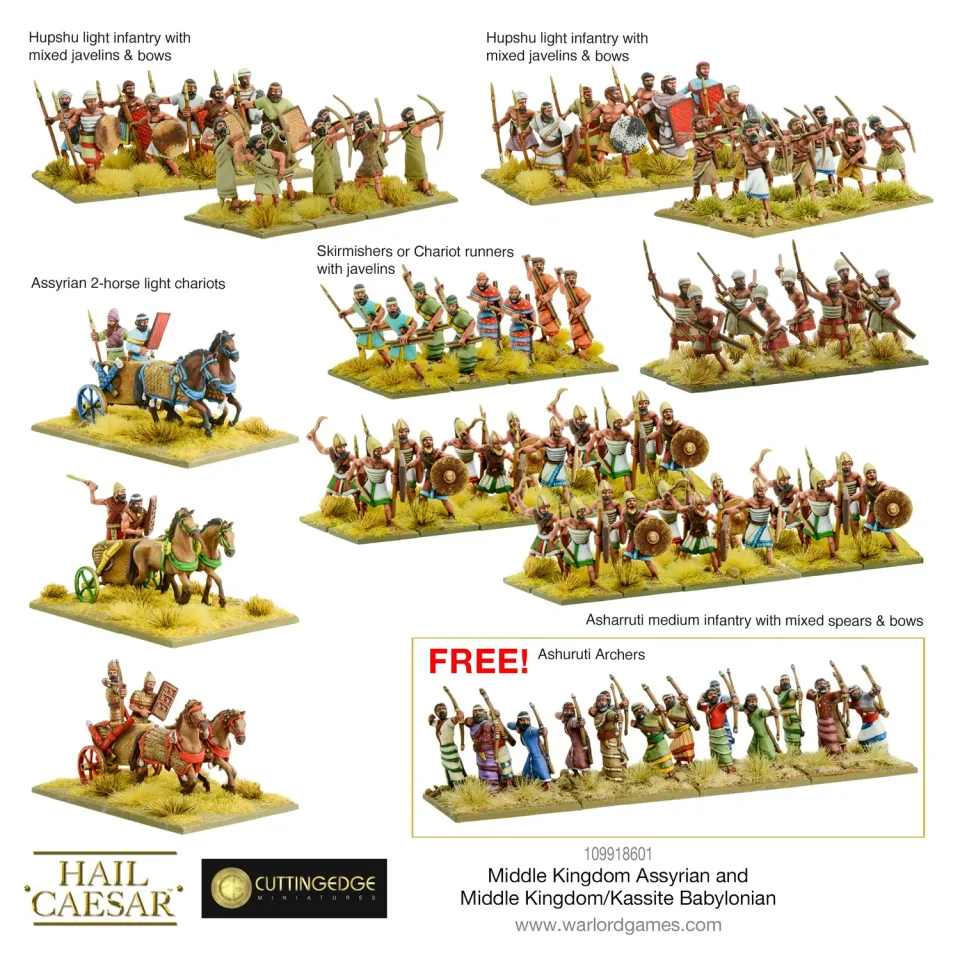 Hail Caesar Middle Kingdom Assyrian Kassite Babylonian coffret armée