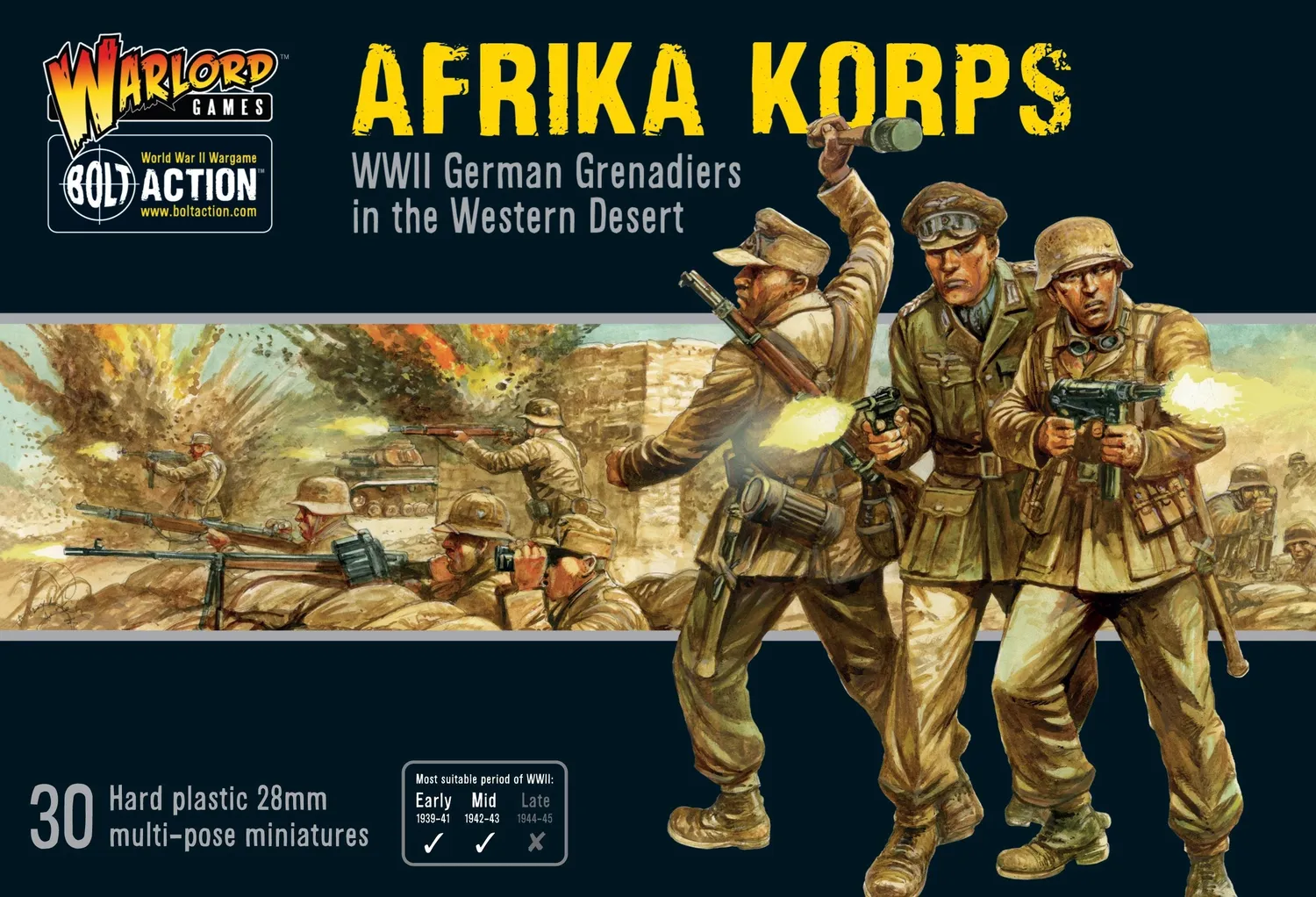 Bolt Action Gentleman's War coffret Desert Fox bundle