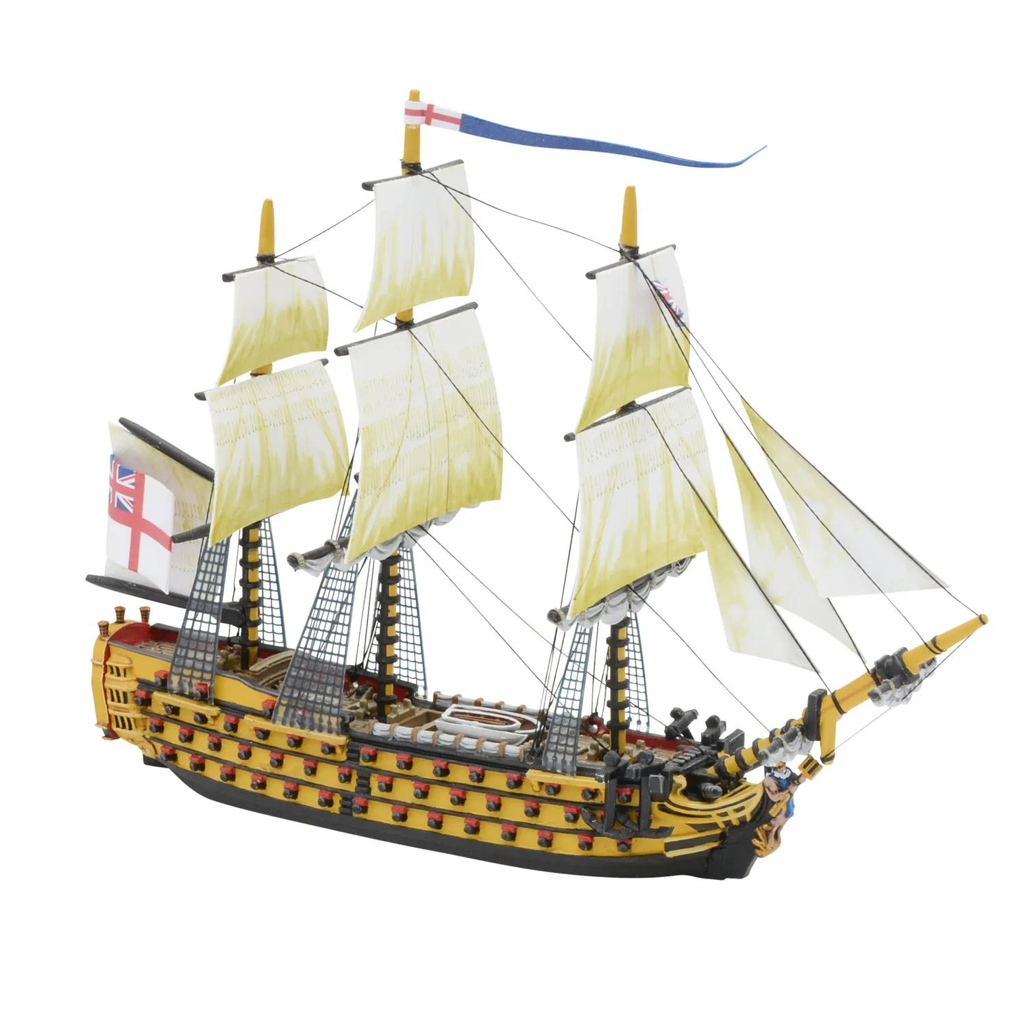 Bolt Action Black Seas HMS Neptune Royal Navy 2nd Rate navire bundle résine métal