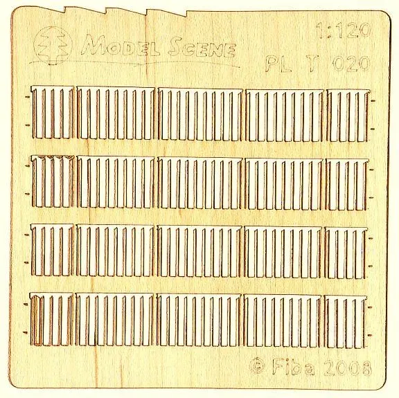 Albion Stockade boards planches palissade miniature x2