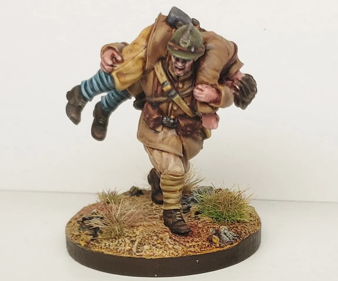 Des Tranchées aux Barricades Infirmerie campagne figurines résine 28mm