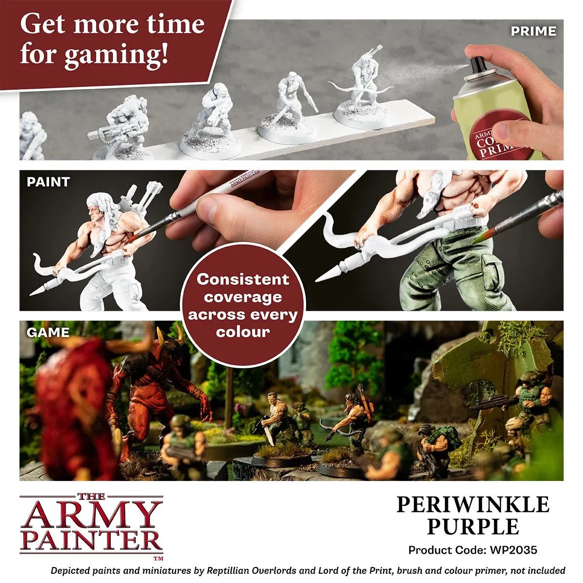 Bolt Action Speedpaint Periwinkle Purple peinture violette